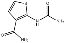 3-Thiophenecarboxamide, 2-[(aminocarbonyl)amino]- 结构式