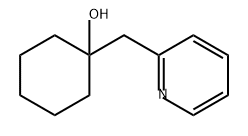 1-[(吡啶-2-基)甲基]环己-1-醇 结构式