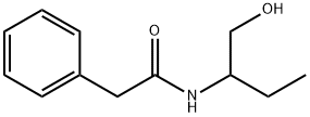 Benzeneacetamide, N-[1-(hydroxymethyl)propyl]- 结构式