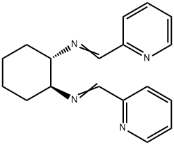 1,2-Cyclohexanediamine, N1,N2-bis(2-pyridinylmethylene)-, (1S,2S)- 结构式