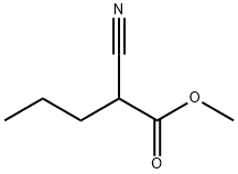 2-氰基戊酸甲酯 结构式