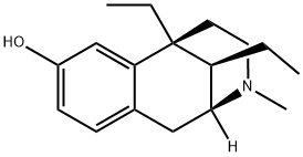 (2S,11S)-6,11-Diethyl-1,2,3,4,5,6-hexahydro-3-methyl-2β,6β-methano-3-benzazocin-8-ol 结构式