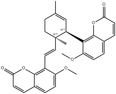 Phebalin 结构式