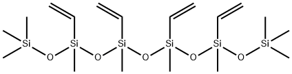 Hexasiloxane, 3,5,7,9-tetraethenyl-1,1,1,3,5,7,9,11,11,11-decamethyl- 结构式