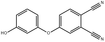 4-(3-羟基苯氧基)-1,2-苯二腈 结构式