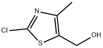 (2-氯-4-甲基噻唑-5-基)甲醇 结构式