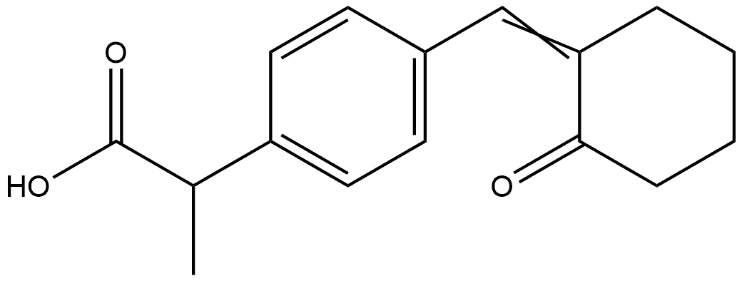 培比洛芬杂质 结构式