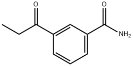 3-丙酰基苯甲酰胺 结构式