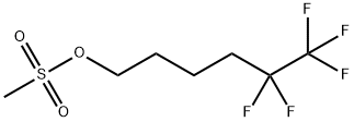 1-Hexanol, 5,5,6,6,6-pentafluoro-, 1-methanesulfonate 结构式