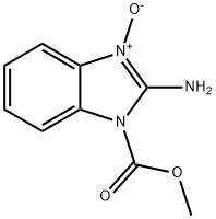 1H-Benzimidazole-1-carboxylicacid,2-amino-,methylester,3-oxide(9CI) 结构式