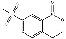 4-ethyl-3-nitrobenzene-1-sulfonyl fluoride 结构式