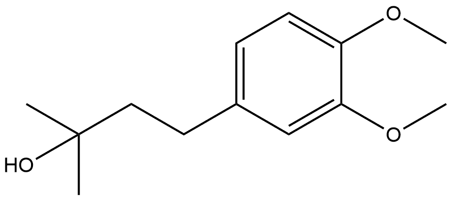 Benzenepropanol, 3,4-dimethoxy-α,α-dimethyl- 结构式