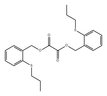 Ethanedioic acid, 1,2-bis[[2-(propylthio)phenyl]methyl] ester 结构式