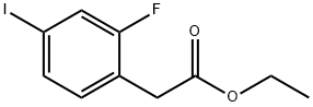 Benzeneacetic acid, 2-fluoro-4-iodo-, ethyl ester 结构式