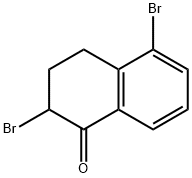 1(2H)-Naphthalenone, 2,5-dibromo-3,4-dihydro- 结构式