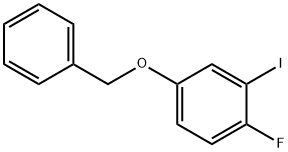 4-(Benzyloxy)-1-fluoro-2-iodobenzene 结构式