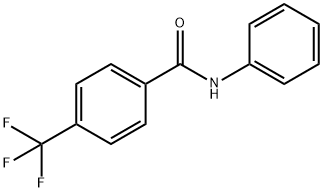 Benzamide, N-phenyl-4-(trifluoromethyl)- 结构式