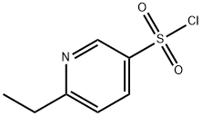 6-乙基吡啶-3-磺酰氯 结构式