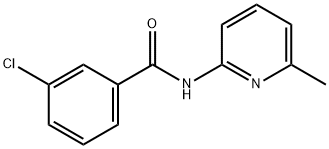 3-chloro-N-(6-methyl-2-pyridinyl)benzamide 结构式