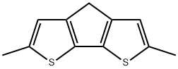 2,6-二甲基-4H-环戊二烯并[2,1-B:3,4-B']二噻吩 结构式