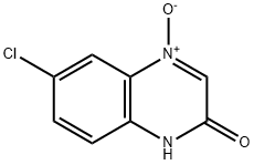 2(1H)-Quinoxalinone, 6-chloro-, 4-oxide 结构式