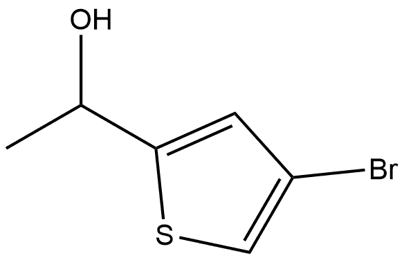 1-(4-溴噻吩-2-基)乙醇 结构式