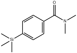 N,N-Dimethyl-4-(trimethylsilyl)benzamide 结构式