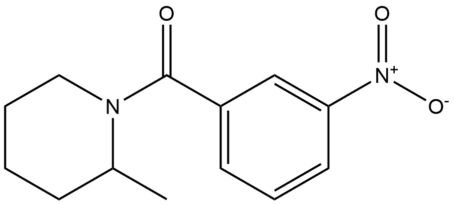 (2-methylpiperidin-1-yl)(3-nitrophenyl)methanone 结构式