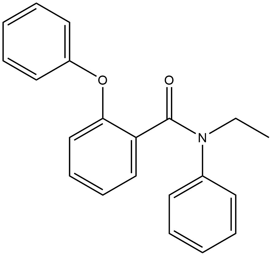 N-Ethyl-2-phenoxy-N-phenylbenzamide 结构式