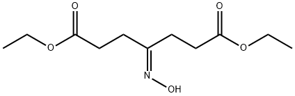 Diethyl 4-(hydroxyimino)heptanedioate 结构式