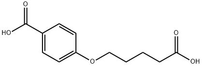 Benzoic acid, 4-(4-carboxybutoxy)- 结构式