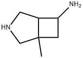 3-Azabicyclo[3.2.0]heptan-6-amine,1-methyl-(9CI) 结构式