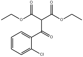 2-(2-氯苯甲酰基)丙二酸二乙酯 结构式