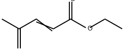 2,4-Pentadienoic acid, 4-methyl-, ethyl ester 结构式