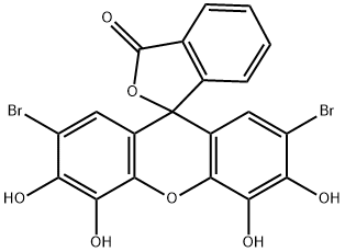 Spiro[isobenzofuran-1(3H),9'-[9H]xanthen]-3-one, 2',7'-dibromo-3',4',5',6'-tetrahydroxy- 结构式