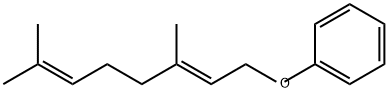 Benzene, [[(2E)-3,7-dimethyl-2,6-octadien-1-yl]oxy]- 结构式