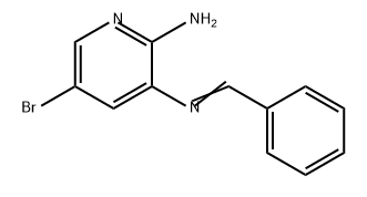 2,3-Pyridinediamine, 5-bromo-N3-(phenylmethylene)- 结构式