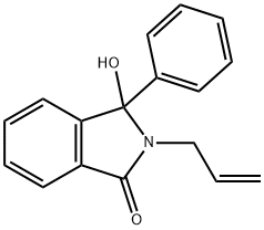 2-Allyl-3-hydroxy-3-phenylisoindolin-1-one 结构式