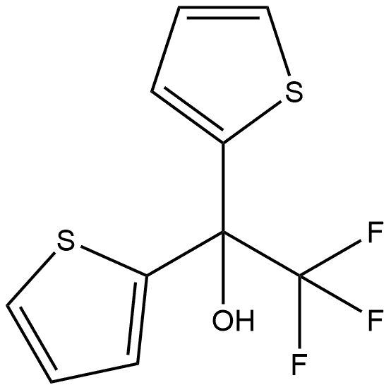 2-Thiophenemethanol, α-2-thienyl-α-(trifluoromethyl)- 结构式