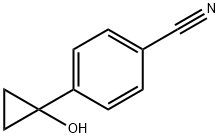 4-(1-羟基环丙基)苄腈 结构式