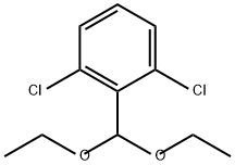 Benzene, 1,3-dichloro-2-(diethoxymethyl)- 结构式