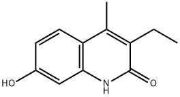 2(1H)-Quinolinone,3-ethyl-7-hydroxy-4-methyl-(9CI) 结构式