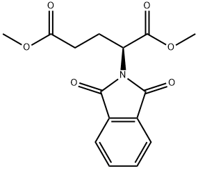 Pentanedioic acid, 2-(1,3-dihydro-1,3-dioxo-2H-isoindol-2-yl)-, 1,5-dimethyl ester, (2S)- 结构式