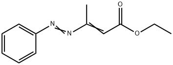 2-Butenoic acid, 3-(2-phenyldiazenyl)-, ethyl ester 结构式