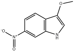 3-Methoxy-6-nitro-1H-indole 结构式