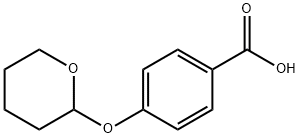 Benzoic acid, 4-[(tetrahydro-2H-pyran-2-yl)oxy]- 结构式