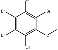 Phenol, 2,3,4,5-tetrabromo-6-methoxy- 结构式