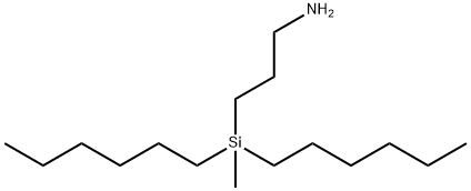 3-(Dihexyl(methyl)silyl)propan-1-amine 结构式