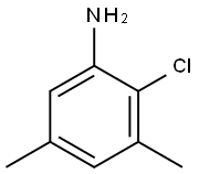 2-氯-3,5-二甲基苯胺 结构式