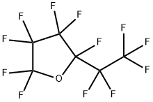 Furan, 2,2,3,3,4,4,5-heptafluorotetrahydro-5-(1,1,2,2,2-pentafluoroethyl)- 结构式